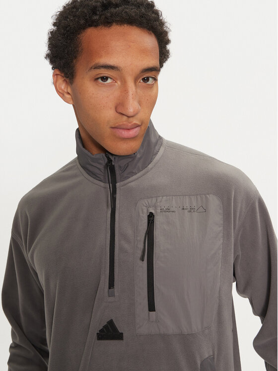 adidas adidas Fliso džemperis City Escape IV7414 Pilka Regular Fit
