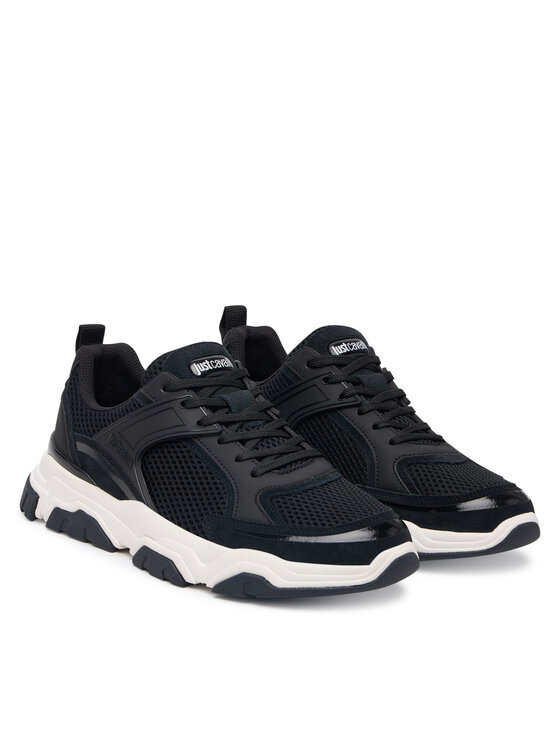 Just Cavalli Just Cavalli Sneakers 80QA3SH5 ZSE66 Schwarz