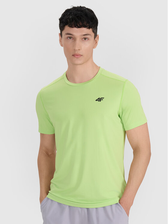 4F 4F Funkčné tričko MULTI ACTIVE Svetlo zelená Regular Fit