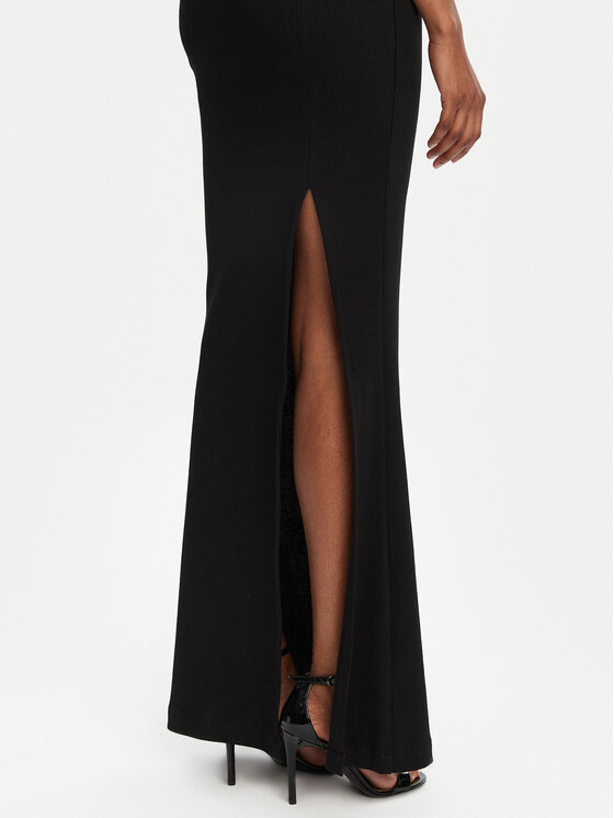 Versace Jeans Couture Versace Jeans Couture Sommerkleid 78HAO973 Schwarz Slim Fit