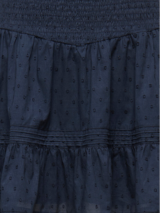ONLY ONLY Mini sukně Katti 15376205 Tmavomodrá Regular Fit