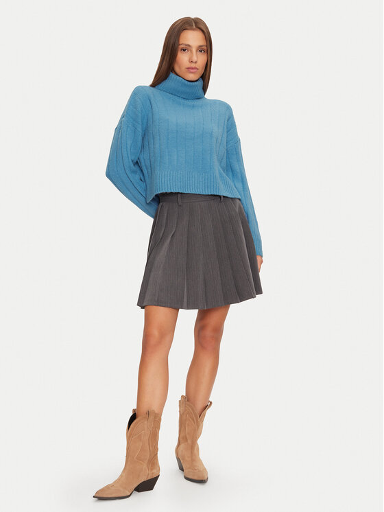 Brave Soul Brave Soul Rollkragenpullover LK-162AUSTINA Blau Regular Fit