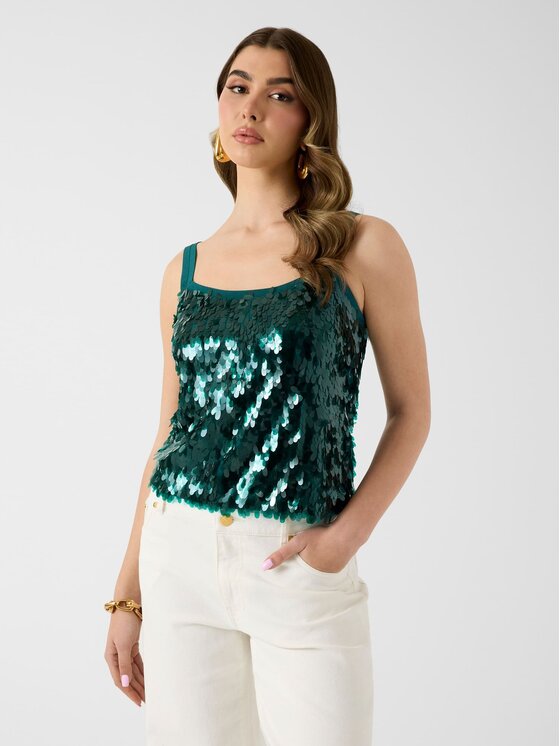 Marciano Guess Marciano Guess Top 182735 Zielony Classic Fit