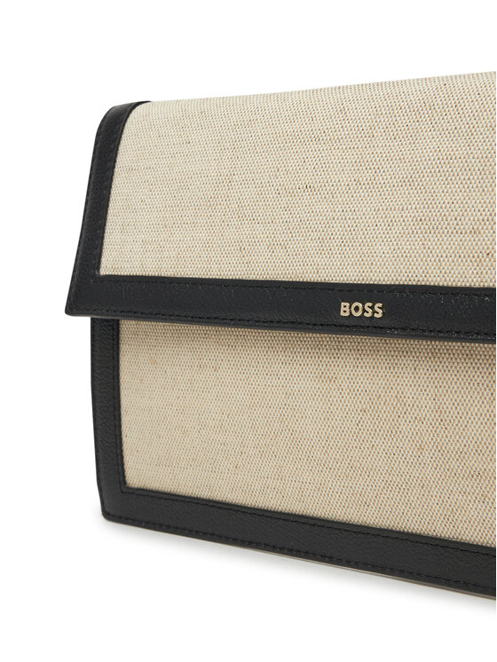 BOSS BOSS Portfel Alyce Flat Pouch CV 50542077 Beżowy