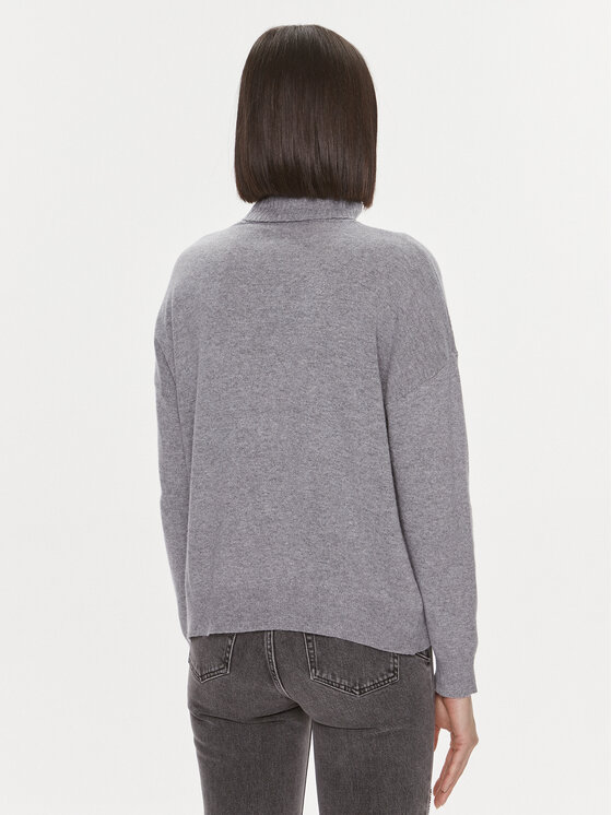 Liu Jo Liu Jo Rollkragenpullover MF3432 MS14G Grau Regular Fit