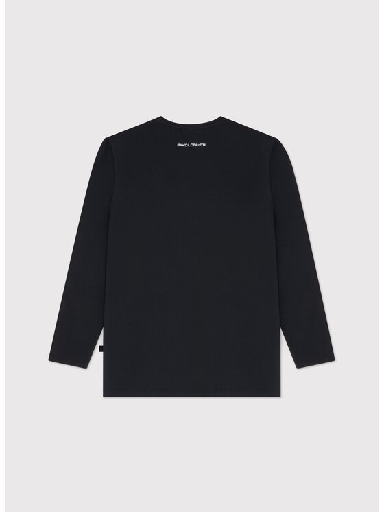 Pako Lorente Pako Lorente Longsleeve P000B-TL-007 Czarny Slim Fit