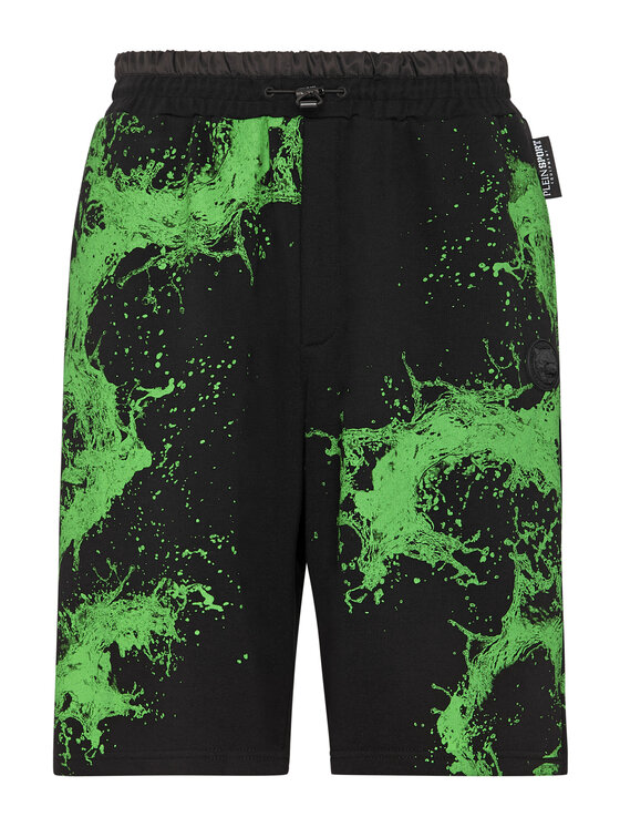 Plein Sport Plein Sport Pantaloncini 7431 Nero Jogger Fit