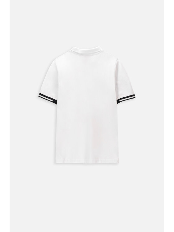 Coccodrillo Coccodrillo T-Shirt WC4143605EJB-001 Biały Regular Fit