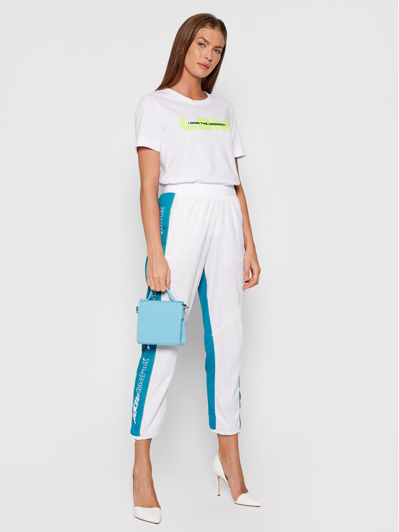 Pantaloni da tuta 21719 Bianco Regular Fit