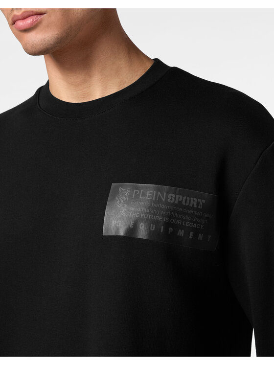 Plein Sport Plein Sport Longsleeve 14281 Czarny Regular Fit