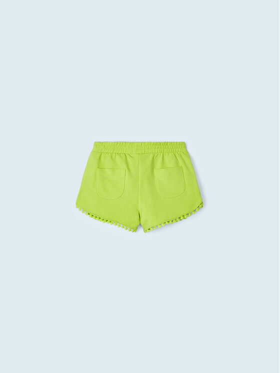 Mayoral Mayoral Pantaloncini di tessuto 607 Verde Regular Fit