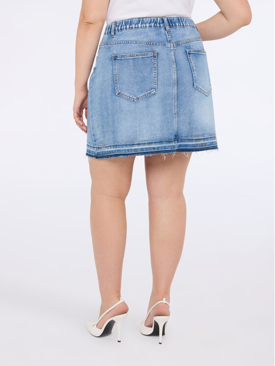 Fiorella Rubino Fiorella Rubino Minigonna 1439T000361N004 Turchese A-Line Fit