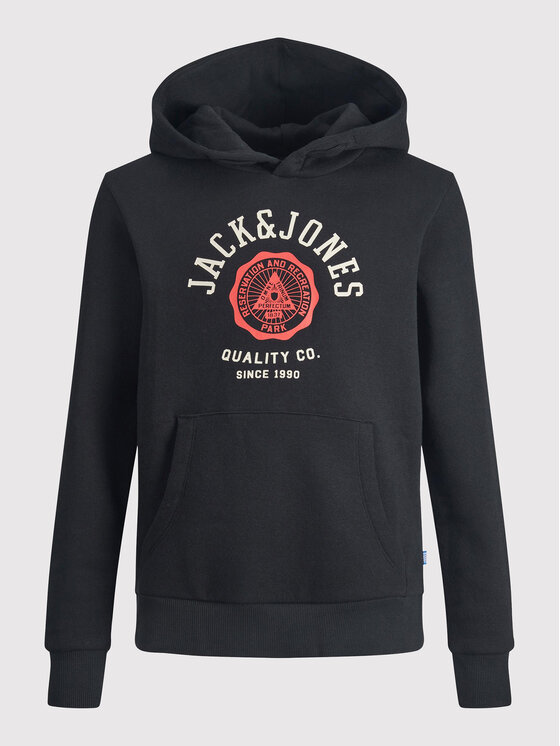 Jack&Jones Junior Jack&Jones Junior Majica dugih rukava Logo 12212287 Crna Regular Fit