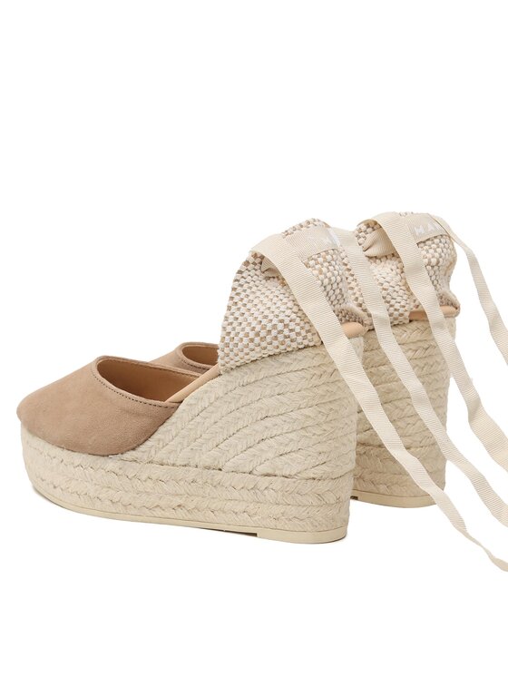 Manebi Manebi Espadryle Wedge Espadrilles W 1.9 WV Brązowy