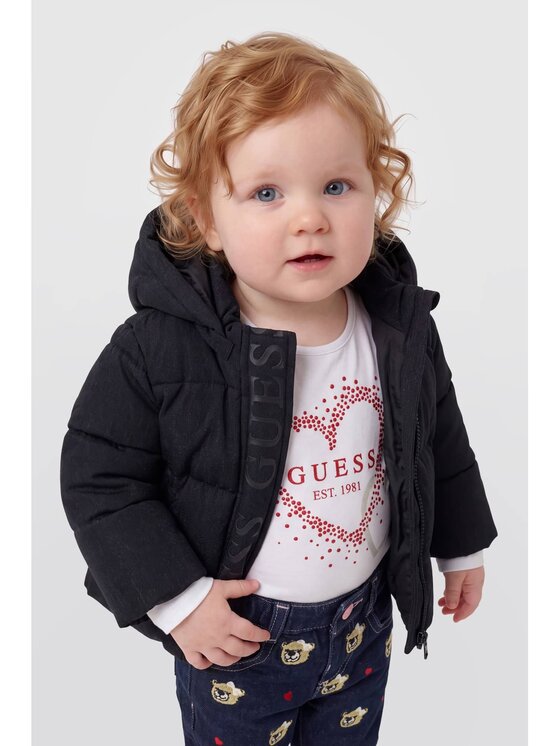 Guess Kids Guess Kids Kurtka przejściowa 185184 Czarny Classic Fit