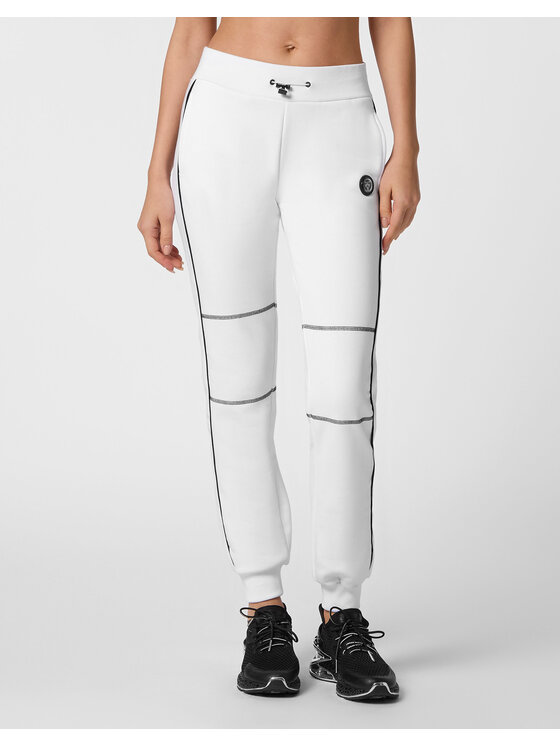 Plein Sport Plein Sport Joggers 14235 Bianco Regular Fit