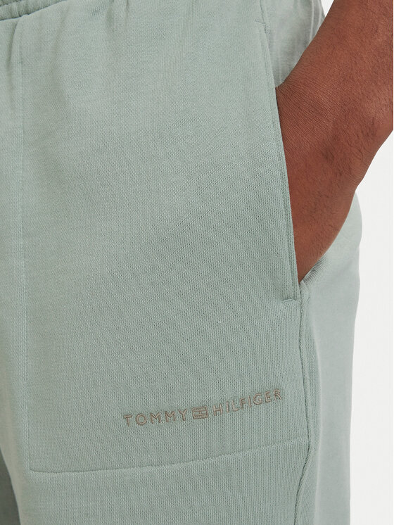 Tommy Hilfiger Tommy Hilfiger Sportiniai šortai Essential UM0UM03914 Šviesiai žalia Regular Fit