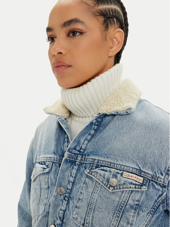 Calvin Klein Jeans Calvin Klein Jeans Traper jakna J20J224096 Plava Regular Fit