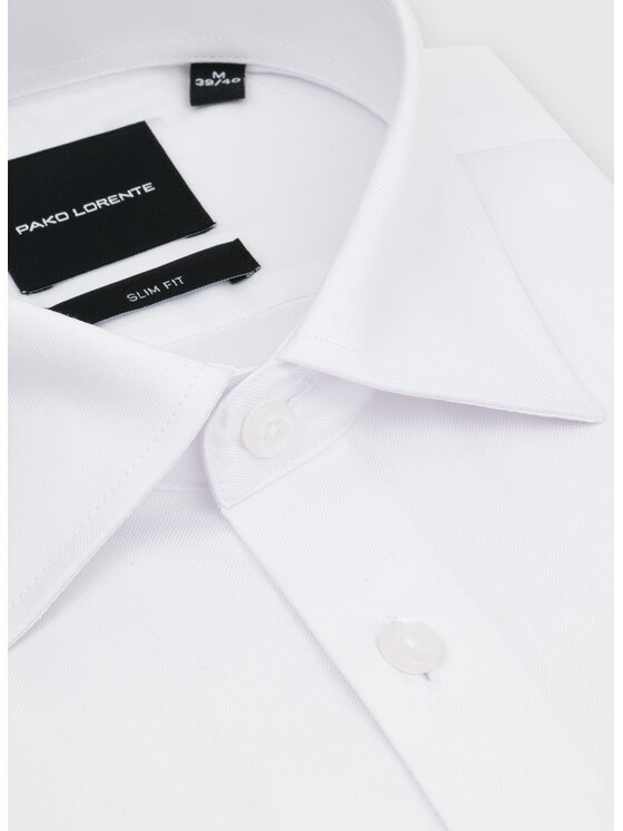 Pako Lorente Pako Lorente Koszula P25WN-1X-059 Biały Slim Fit