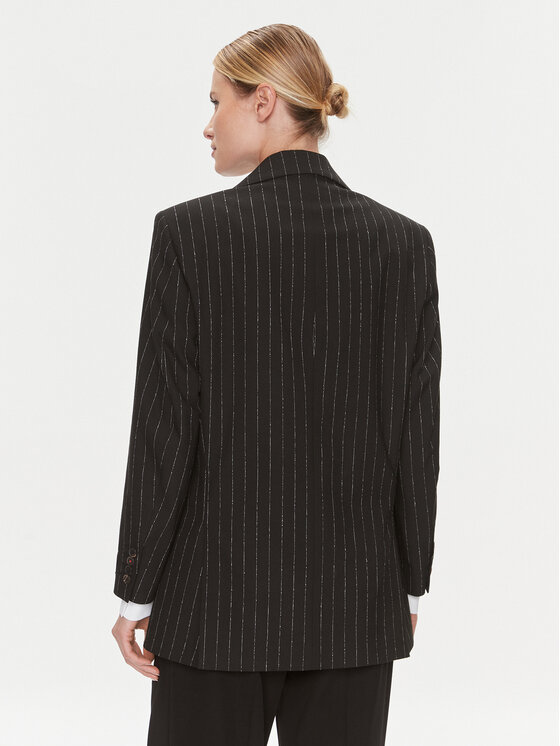 Tommy Hilfiger Tommy Hilfiger Pintsak Oversized Prep Pinstripe Blazer WW0WW40498 Must Regular Fit