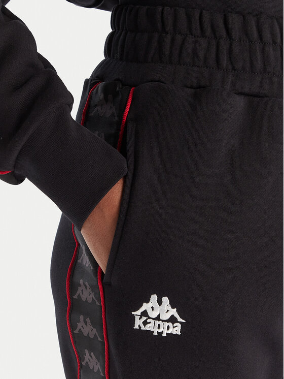 Kappa Kappa Pantaloni trening Banda Adina 311M8HW Negru Regular Fit