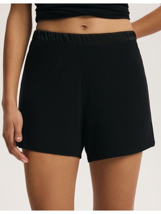 Esotiq Esotiq Piżama 45235 Czarny Regular Fit
