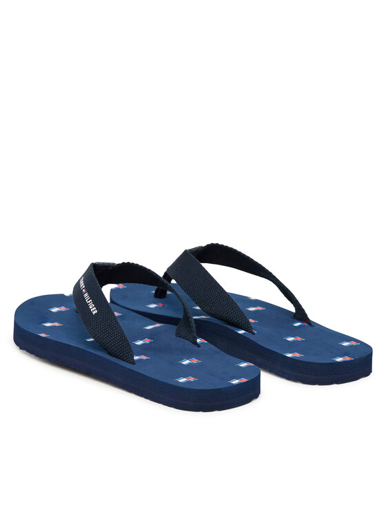 Tommy Hilfiger Tommy Hilfiger Šľapky T3X8-34409-0058 Modrá