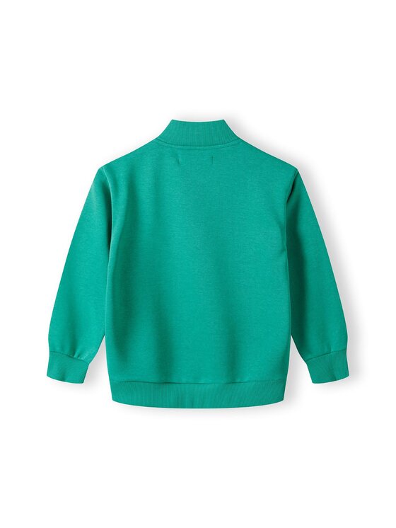 minoti minoti Bluza 23fleece202 Zielony Regular Fit