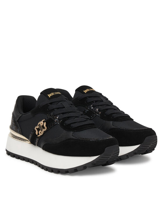 Just Cavalli Just Cavalli Снікерcи 80RA3SJ2 ZSE68 Чорний