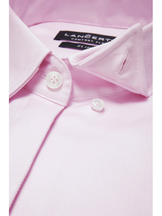 Lancerto Lancerto Koszula Koszula Damska Różowa Bawełniana Varda Slim KO073224000069 Różowy Slim Fit