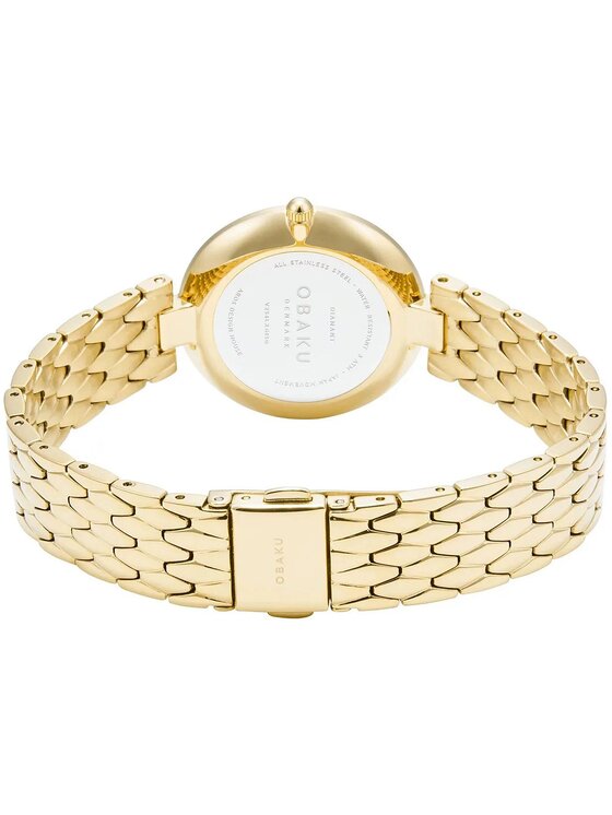 Obaku Obaku Zegarek V256LXGISG Złoty