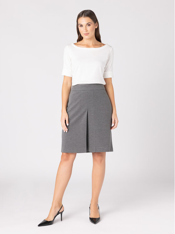 QUIOSQUE QUIOSQUE Sukně QUIOSQUE 7VD001238 Bílá Regular Fit