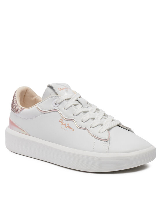 Pepe Jeans Pepe Jeans Sneakersy Dobbie Seal PLS00006 Biały
