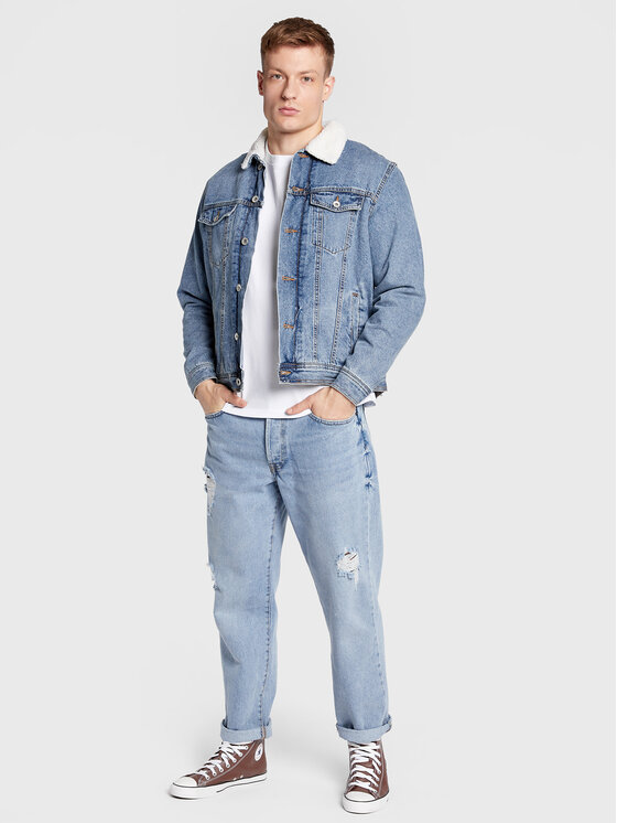 Redefined Rebel Redefined Rebel Jeansjacke Raven 215116 Blau Regular Fit