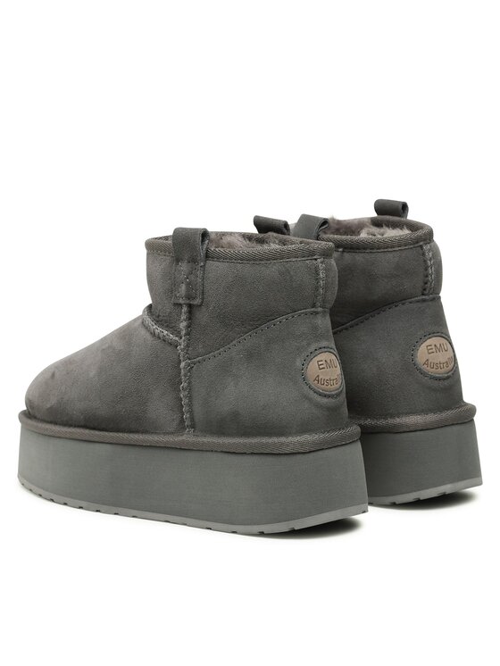 EMU Australia EMU Australia Śniegowce Foy Flatform Micro W13073 Szary