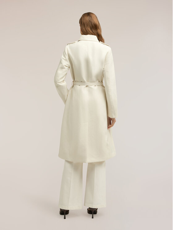 Motivi Motivi Cappotto invernale 0014Q000644N011 Bianco Regular Fit