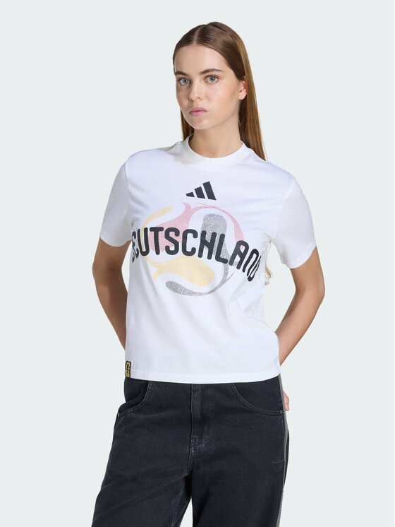 adidas adidas Koszulka techniczna 165812 Biały Regular Fit