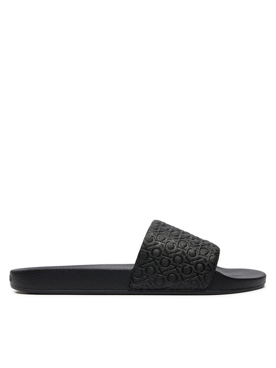 Calvin Klein Calvin Klein Şlapi Pool Slide Mono HM0HM01517 Negru