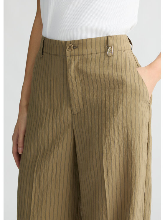 Liu Jo Liu Jo Spodnie materiałowe WA5399T4305M9467 Zielony Regular Fit