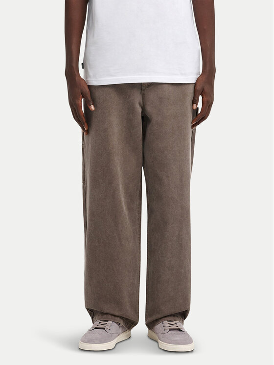 Element Element Hlače Big Carpenter Canvas ELYNP00201 Smeđa Relaxed Fit