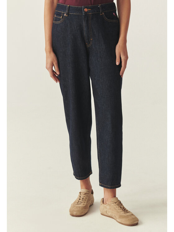 TATUUM TATUUM Jeansy AURA Granatowy Loose Fit