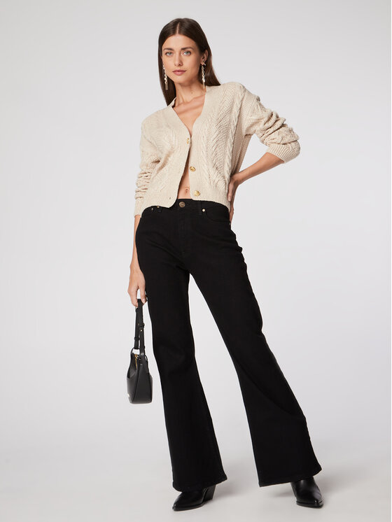 Cardigan Sisi Beige Regular Fit