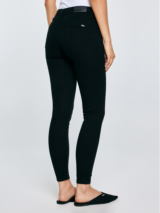 BIG STAR BIG STAR Jeansy MELINDA HIGH WAIST Czarny Skinny Fit