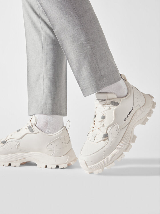 Emporio Armani Emporio Armani Laisvalaikio batai X4C637 XN943 Q756 Écru