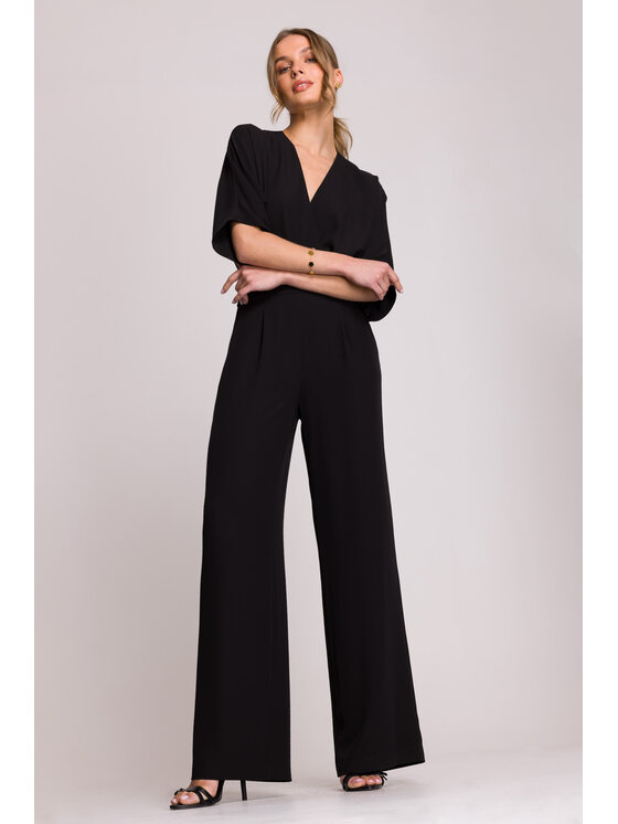 Stylove Stylove Overal S395 Černá Sexy Straight Fit