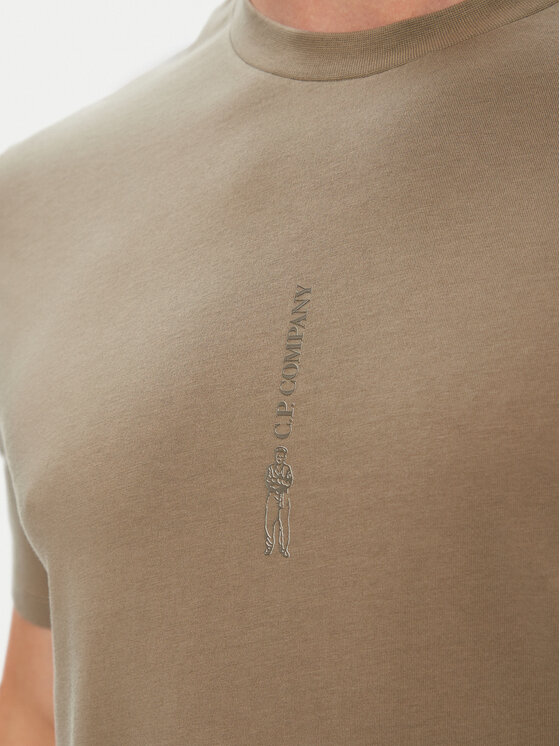 C.P. Company C.P. Company Тишърт 21CMTS184A005100W Бежов Regular Fit