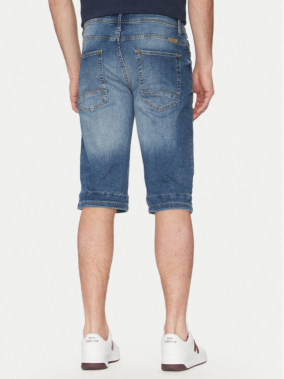 Blend Blend Kratke traperice 20713328 Plava Relaxed Fit