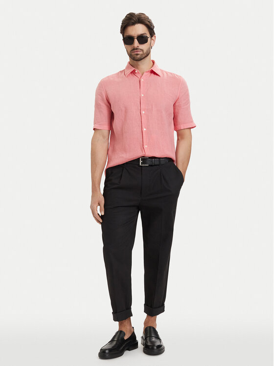 BOSS BOSS Srajca Rash 50537382 Svetlo rdeča Regular Fit