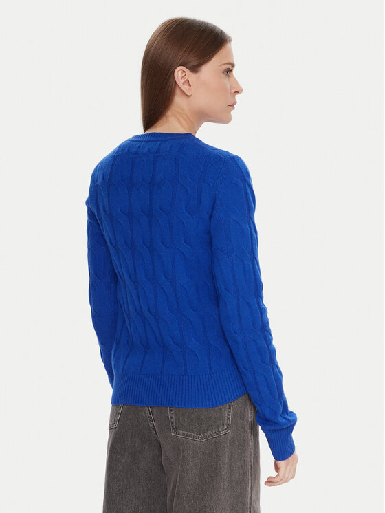 Tommy Hilfiger Tommy Hilfiger Strickjacke WW0WW47463 Blau Regular Fit