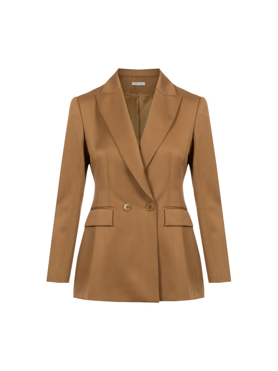 Deni Cler Milano Deni Cler Milano Marynarka W-DC-6053-F5-C2-18-1 Brązowy Regular Fit